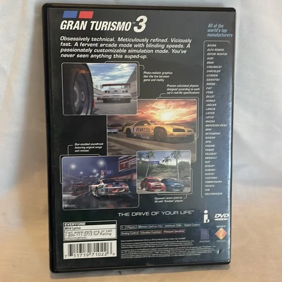 PlayStation 2 grand tourism 3 A-spec vintage video game & booklet
